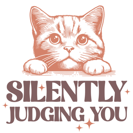 Autocollant "Silently judging you" en vinyle