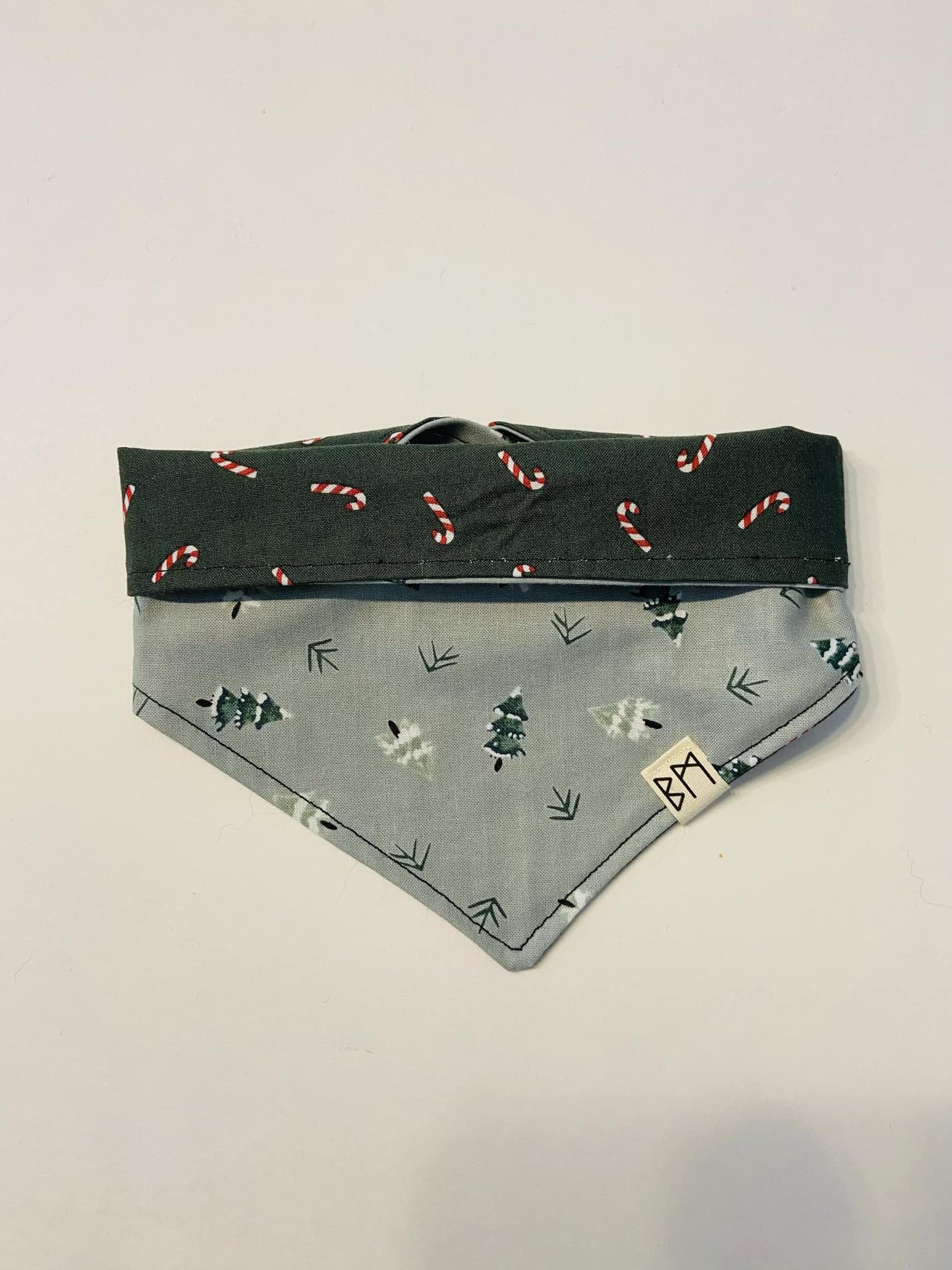 "Minty Canes" Bandana